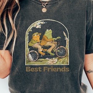 Frog and Toad Comfort Color Shirt, Frog and Toad Print Shirt, Toad and Frog Quote, Cute Frog Tee, Retro Frog, Booklover Tee, Christmas Gifts