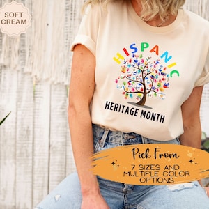 Hispanic Heritage Month Shirt, National Hispanich Heritage Month, Spanish T-shirts, Latinx Tee, Bilingual Shirts, Immigrant Latino TShirts