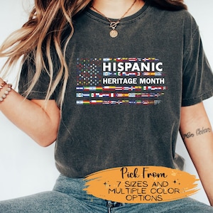 Hispanic Heritage Month Shirt, First Generation, Latina T-Shirt, Mexican Shirts, Spanish Tee, Gift for Friend, Immigrant Shirt, Gift for Her