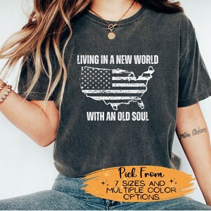 Oliver Anthony Shirt, Country Music Shirts, Blue Collar T-Shirt, Oliver Anthony Music, America Tshirt, Patriotic Tee, American Flag Top, USA