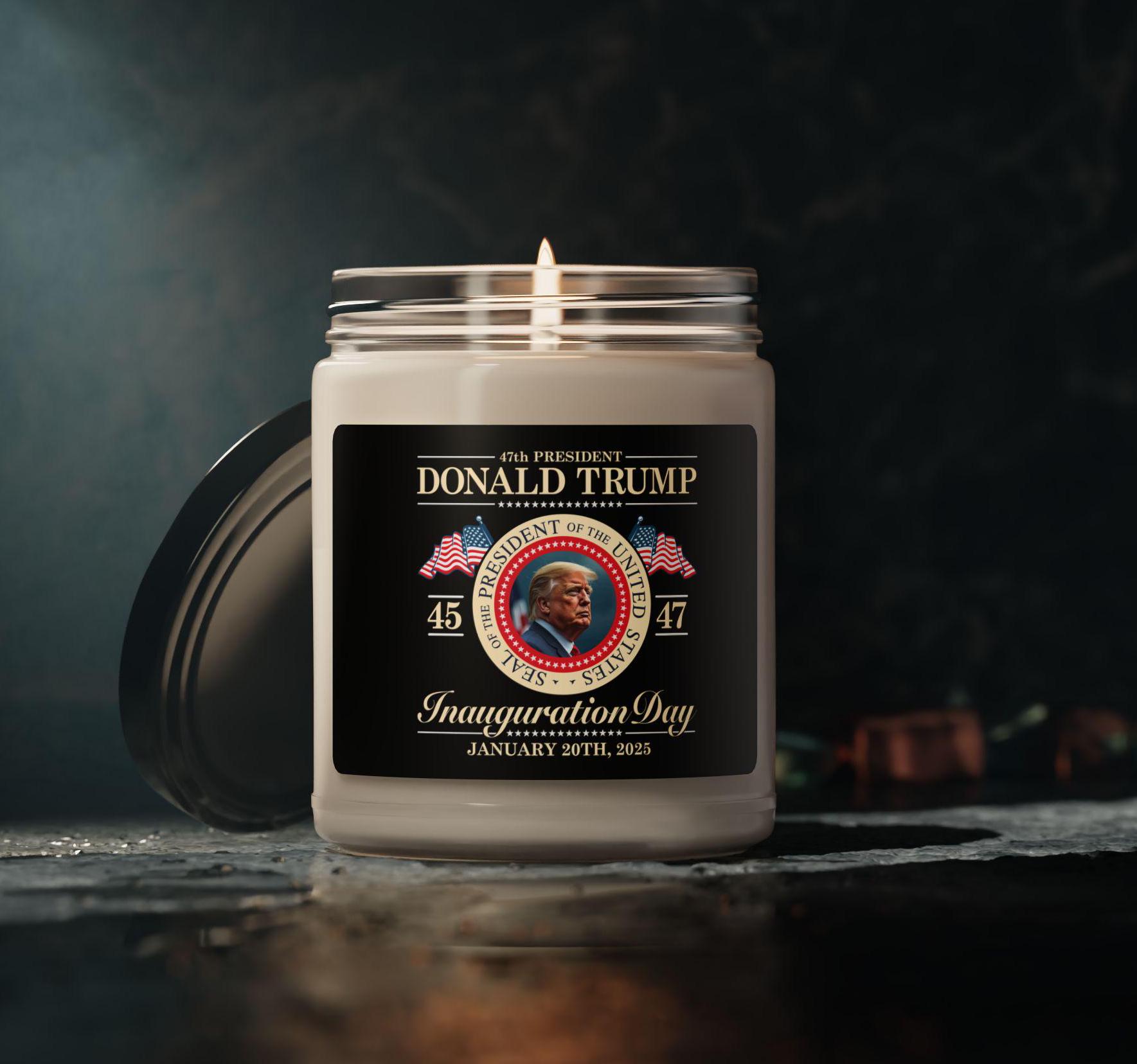 Trump Inauguration Candle 2025 Inauguration Day Presidential