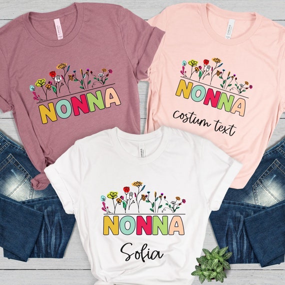 Best Nonna Ever T-Shirt Italian Grandma Gift Shirt Best Nonna Ever T-Shirt Italian Grandma Gift Shirt