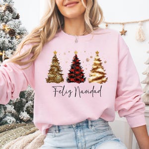 Feliz Navidad Sweatshirt, Spanish Christmas Sweatshirts, Navidad Sweater, Spanish Christmas Sweaters, Mexican Christmas, Mexican Sweatshirt