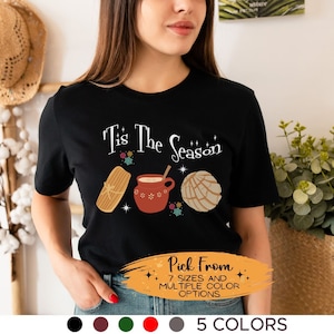 Tis the Season for Tamales, Mexican Christmas Sweatshirt, Concha Shirt, Spanish Merry Christmas, Spanish Christmas Shirt, Feliz Navidad Tee