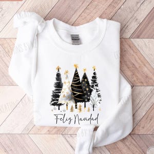 Feliz Navidad Shirt, Christmas Mexican Sweatshirt, Latina Christmas Sweater, Mexican Gifts, Spanish Christmas T-Shirts, Regalo De Navidad