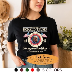 Trump Inauguration 2025 Shirt, Inauguration Day Sweater, Presidential Inauguration Sweater, Trump Supporter Republican Gift, Christmas KZ