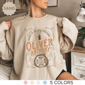 Rich Men North of Richmond Sweatshirt, Oliver Anthony Sweater, Blue Collar Political Anthem T-Shirt, Country Music Concert, Patriotic Shirts