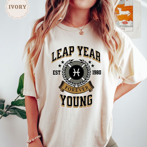 Custom Leap Year Birthday Shirt, Leap Day Shirts, February Birthday Tshirt, Leap Year Baby Present, Quadrennial Birthday Gift, Birthday Gift