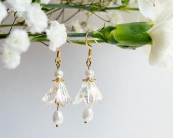 Giselle Ohrringe: Ballett-inspirierter Schmuck, romantische Lilienblüten