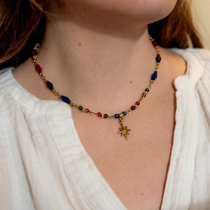The Boy Who Swallowed a Star Necklace: Whimsical Beaded Jewelry