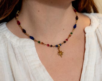 The Boy Who Swallowed a Star Necklace: Whimsical Beaded Jewelry