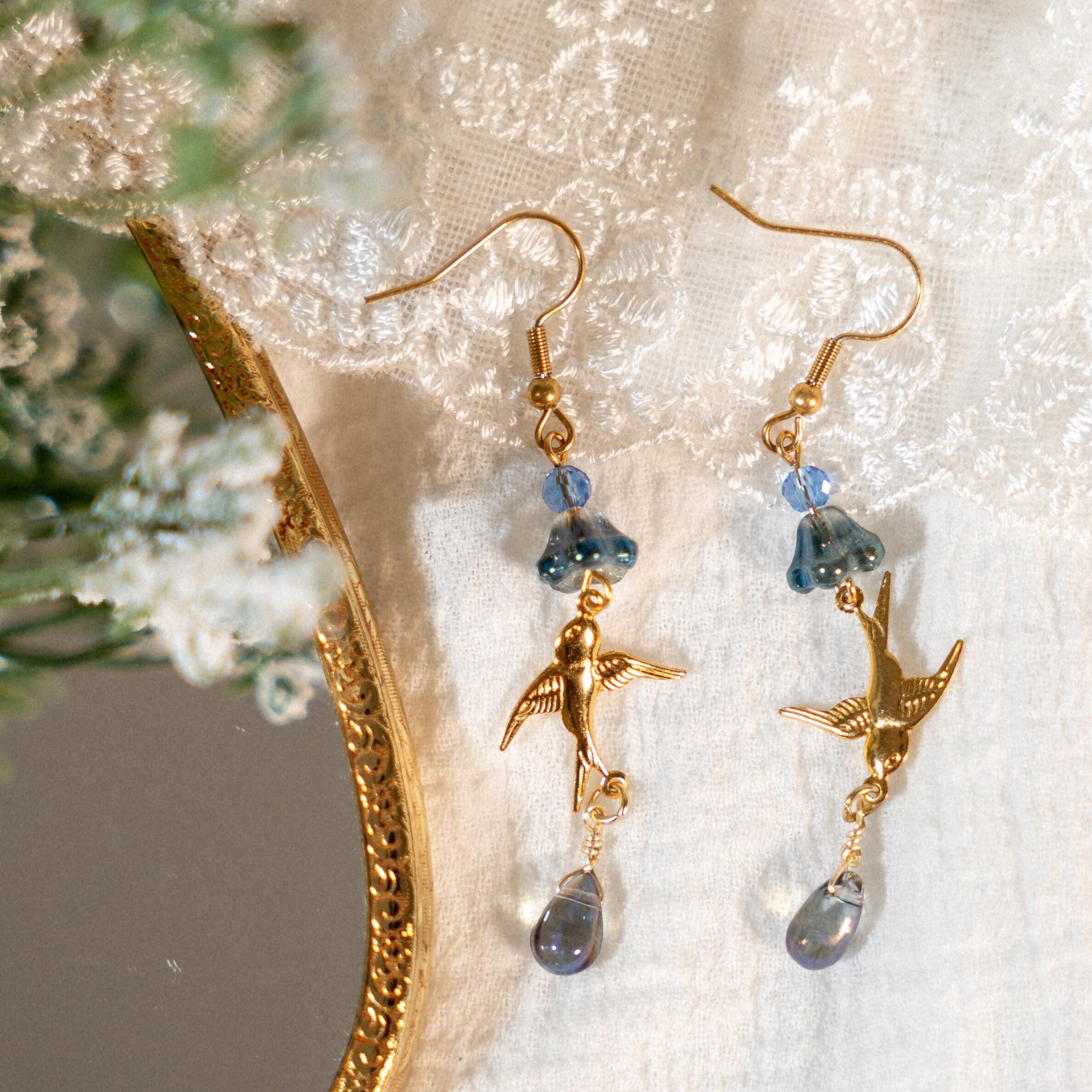 Beatrice Earrings: Over the Garden Wall Cottagecore Jewelry 