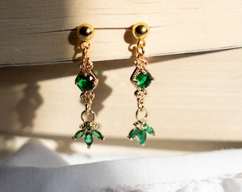 Stadt Oz Smaragd Ohrringe: Böser Schmuck