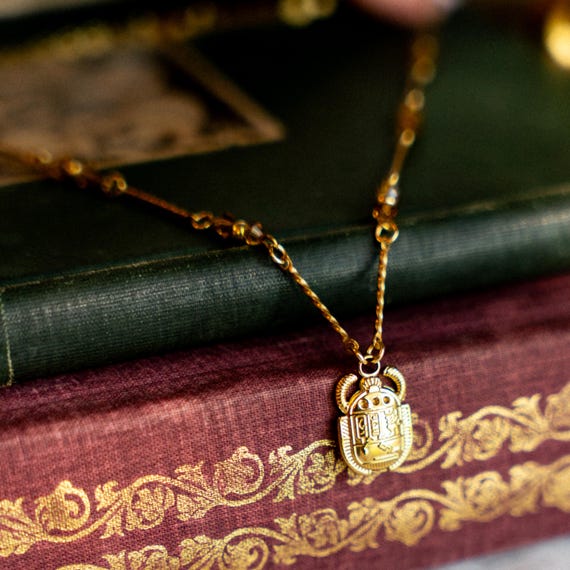 Hamunaptra Necklace, The Mummy Inspired, Light Academia Jewelry, Egyptian Mythology