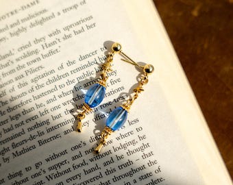Wizard Jenkins Earrings: Celestial Dainty Drops, Howl's Moving Castle Jewelry