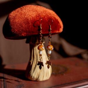 Mushroom Dangle Earrings Mushroom Dangle Earrings