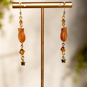 Ponyo Earrings: Ghibli-Inspired Fish Dangle Earrings image 12
