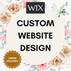 Custom WIX Website Design | Professional WIX Website | Small Business Website | Wix Designer for Coaches & Entrepreneurs | Premium Wix