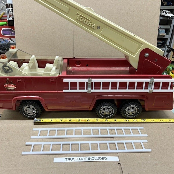 Vintage Tonka Aerial/Ladder FIre truck two ladders(truck not included)