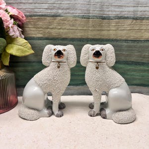 特大50cm★イタリア製 犬 陶器 置物 コッカースパニエル ヴィンテージ 刻印 ヴィンテージ。磁器製のコッカースパニエル？犬のソルト＆ペッパー