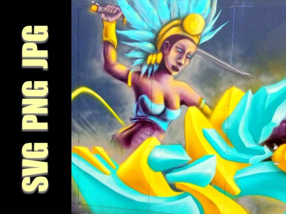 Aztec Warrior And Princess Poster
