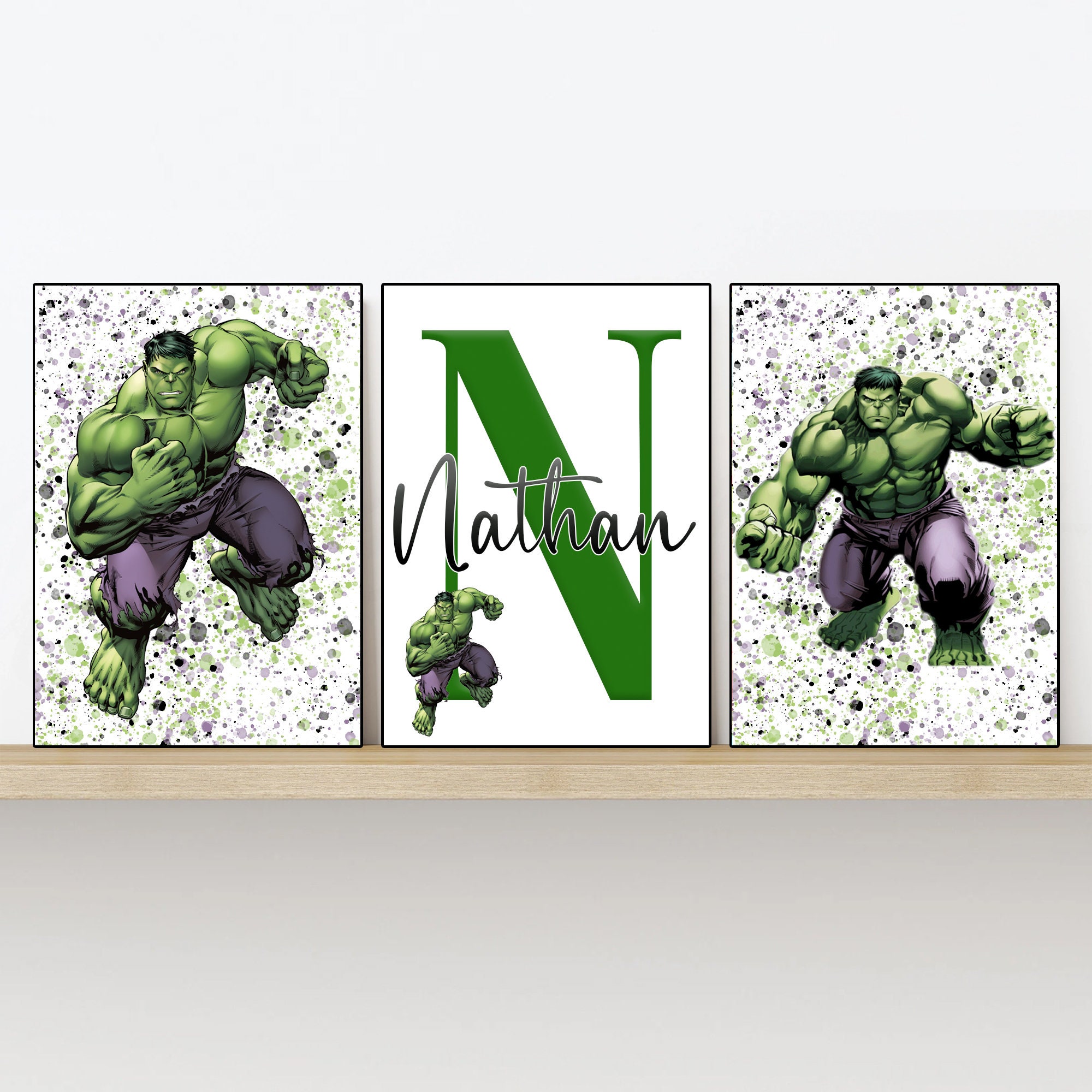 Hulk Smash Sublimation Printed Transfer 5X7