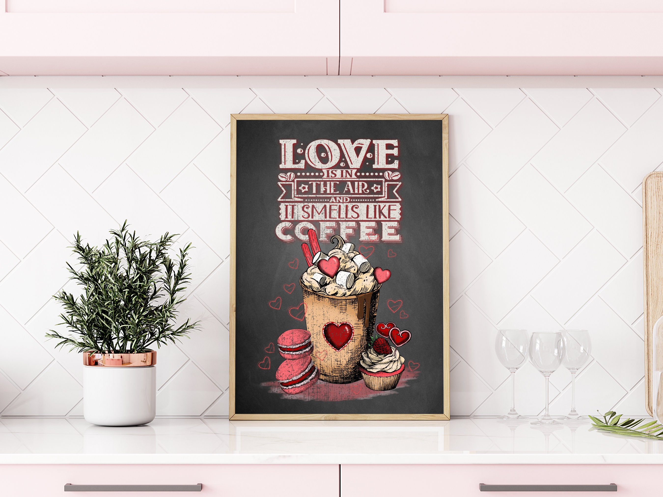 Coffee Bar Art, Coffee Wall Art Printable, Digital Download, Coffee ...