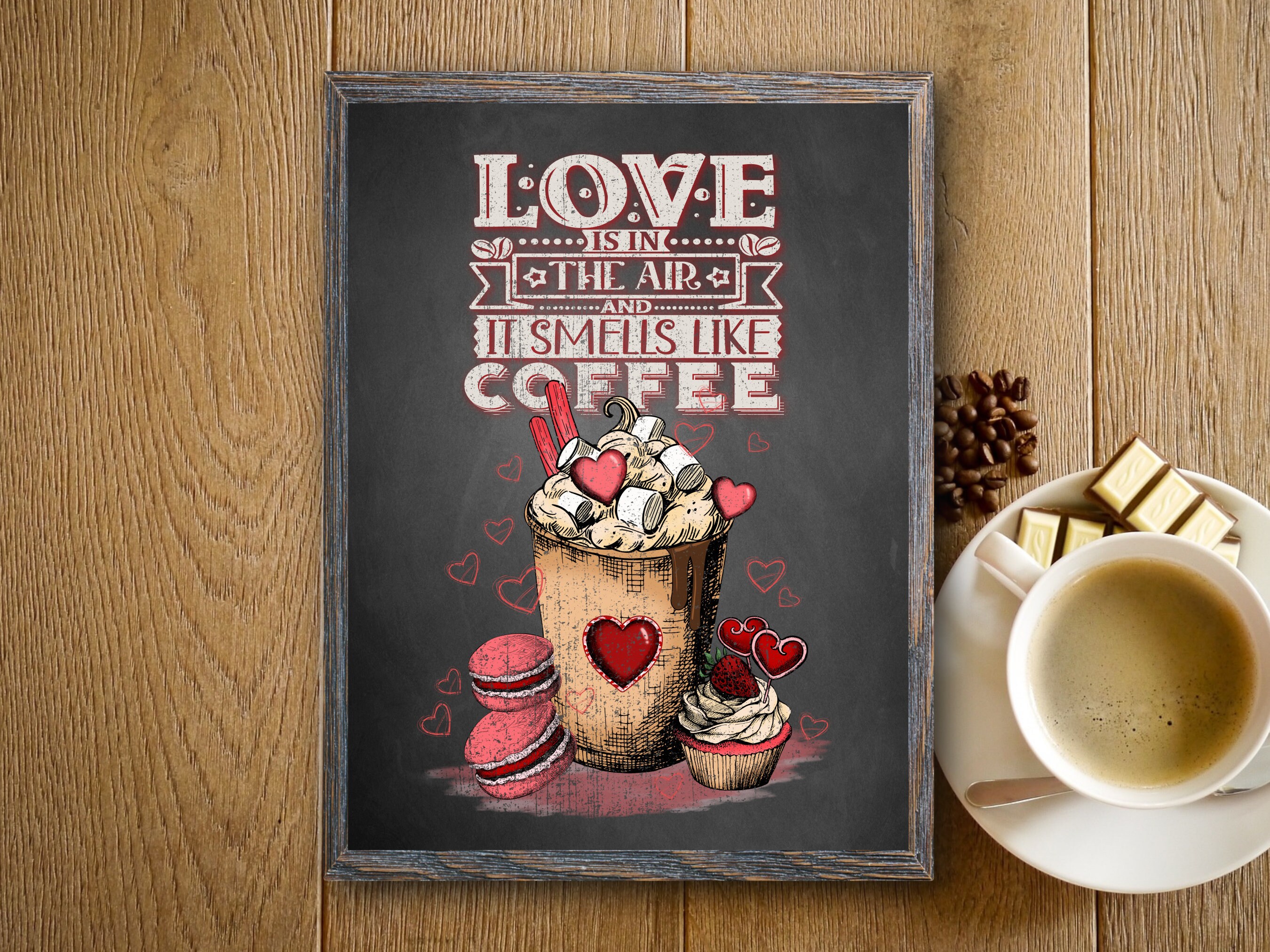 Coffee Bar Art, Coffee Wall Art Printable, Digital Download, Coffee ...