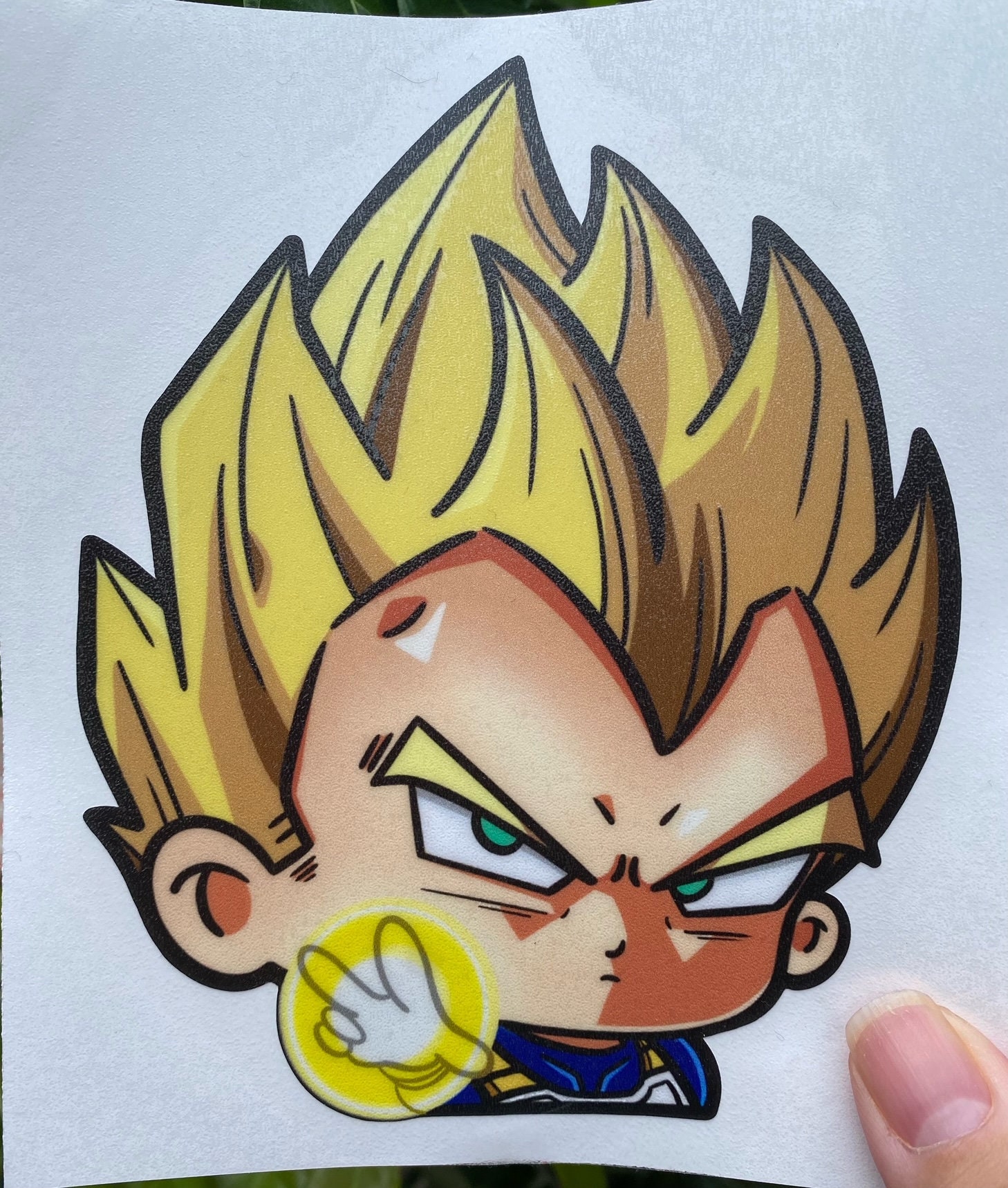 Dragon Ball Logo Royal Sign of the Saiyan Saiyajins Royal Family Worn by  King Vegeta and his son Vegeta64.png | Sticker