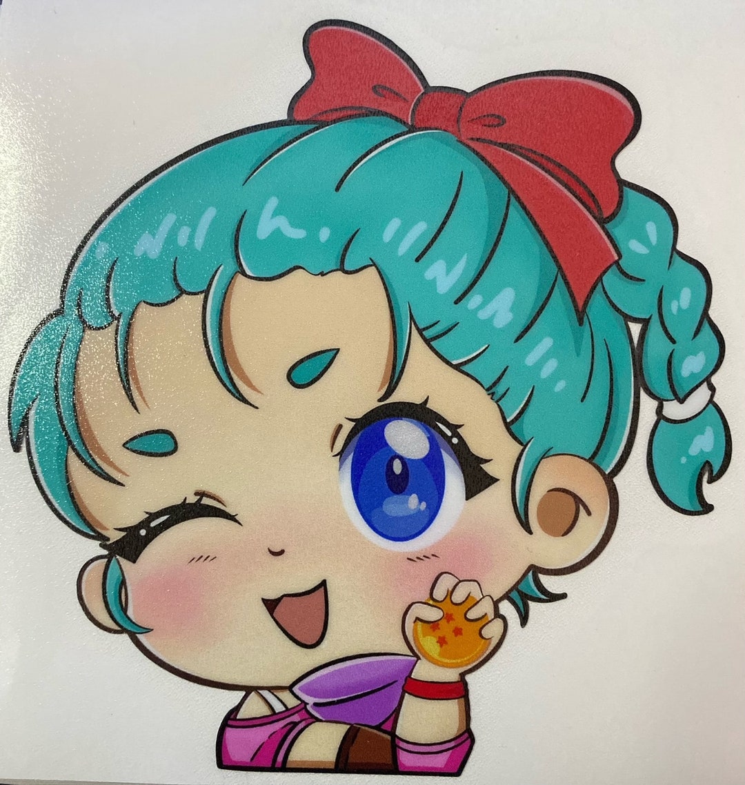 Car Decal Sticker / UV & Weatherproof/ Anime /car Decal D B Z Bulma ...