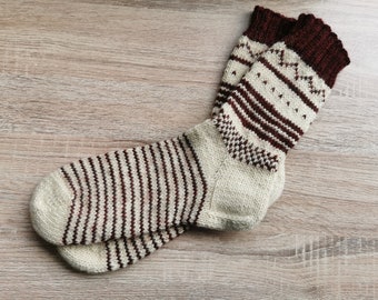 Made to order Woollen socks Hand knitted