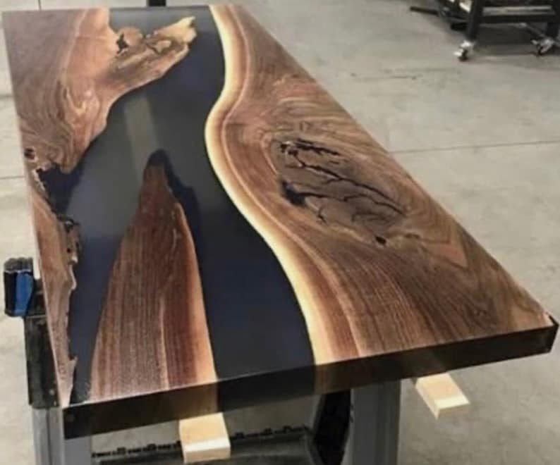 Live Edge Dining Room Table Etsy