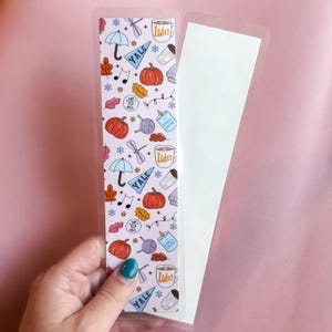 Gilmore Inspired Laminated Bookmark | Booktok | Cute Trendy Bookmark | Girly Bookmark | Bookish Gifts | Book Filler Gift | Trendy Fall Show