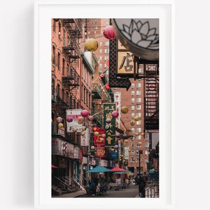 Pell Street NYC Chinatown - Fine Art Photography, Chinatown Print, Manhattan Wall Art, NYC Print, Street Photography, Chinatown Poster