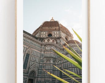 Duomo in Florence Italy Photograph, Italy Travel Photography, Italian Wall Art, Florence Cathedral Print, Italian City Church Photo