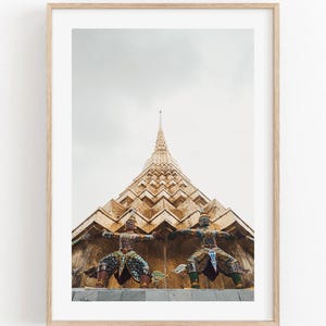 Großartiger Palast Bangkok Thailand Druck Thai Wand Kunst Reise Fotografie Thailand Dekoration Fine Art Fotografie Gerahmtes Thai Restaurant Dekor