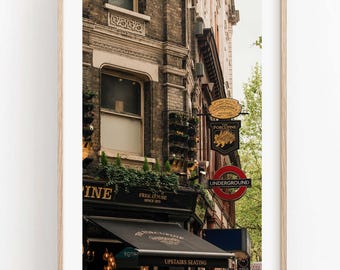 London Pub Art - Fine Art Photography, London Street Photography Print, Framed or Unframed, London Wall Art, England Print, UK Photography