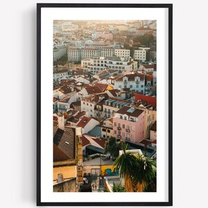 Lisbon Photography Print, Portugal City Travel Poster, Large Framed Fine Art Photography, Europe Street Photography, Portuguese Wall Art