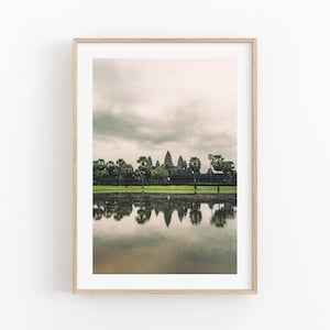 Angkor Wat Photography Cambodia Angkor Wat Wall Art Siem Reap Olive Green Wall Art Angkor Wat Poster Asia Fine Art Photography