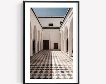 Marrakesh Arabic Architecture - Marrakesh Photography, Morocco Architecture, Marrakesh Print, Fine Art Photography, Moroccan Wall Art