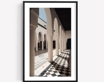 Marrakesh Arabic Architecture - Marrakesh Photography, Morocco Architecture, Marrakesh Print, Moroccan Wall Art, Fine Art Photography