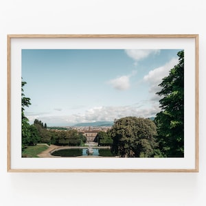 Boboli Gärten Foto, Florenz Fotografie, Großer gerahmter Italiendruck, Italienische Blumenwandkunst, Italienfotografie Poster