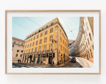 Lisbon Print, Street Photography, Portugal Travel Art, Framed or Unframed
