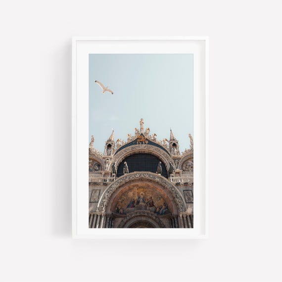 Italy Fine Art Photography - St. Mark's Basilica in Venice Italy, St. Marks Cathedral, Venice Church Print, Italy Travel Photography Print