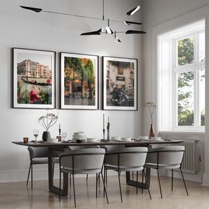Italy Photography Wall Art, Set of 3 Prints, Rome, Florence, Venice, Home Decor image 2