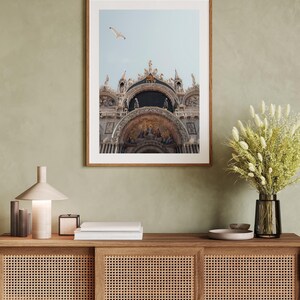 Italy Photography Wall Art: Venice St. Mark's Basilica, Italian Travel Print image 5