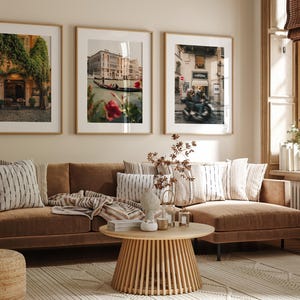 Italy Photography Wall Art, Set of 3 Prints, Rome, Florence, Venice, Home Decor image 3