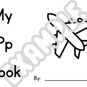 26 Alphabet booklets: My Aa - Zz Book - Kindergarten Booklets