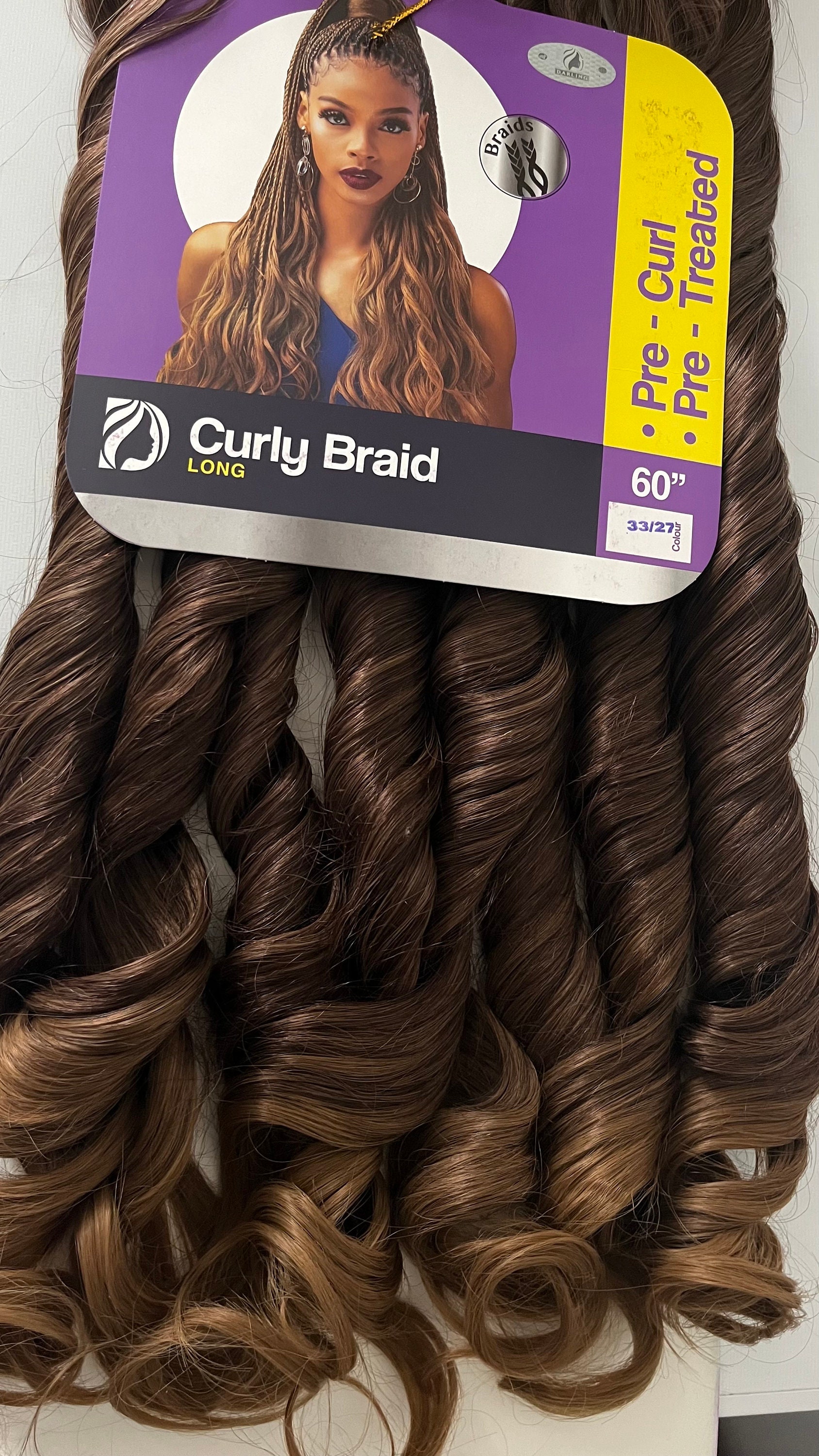 Darling Empress French Loose Pre Stretch Curly Braids Etsy