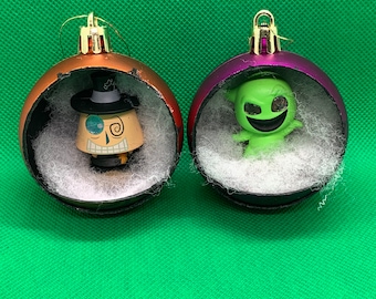 Pesadilla antes de Navidad Alcalde y adornos navideños de Oogie Boogie